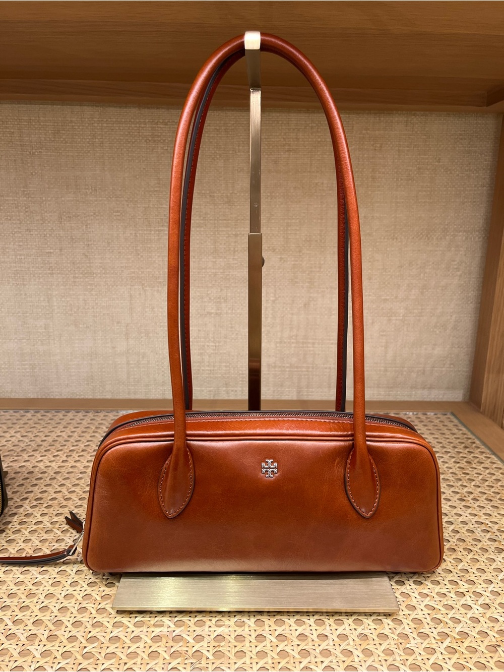 Tory Burch Rory Glazed Box Satchel NWT